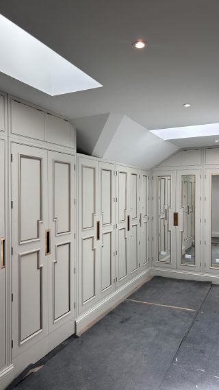 Install progress of the most special Master Suite